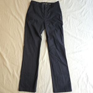 Under Armour Boys Navy Blue 12 R Slim Straight Pants Adjustable Waist